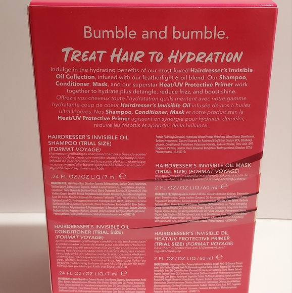 BUMBLE and BUMBLE *TREAT HAIR TO HYDRATION* / New in box / (see sizes below) - Picture 3 of 5